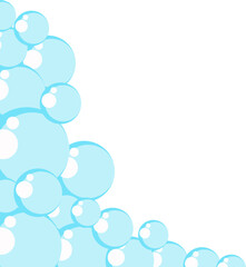 Blue Soap Bubble Corner