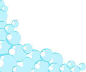 Blue Soap Bubble Corner