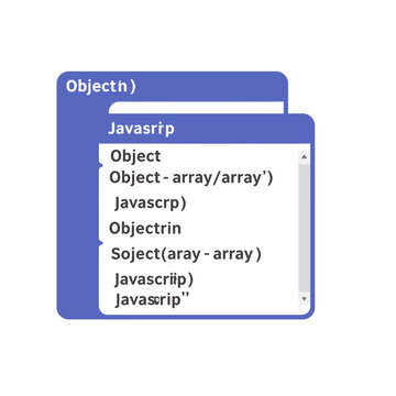 Multiple Blue Folders Displaying Javascript Code
