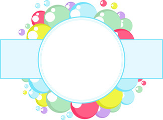 Colorful Bubbles Banner