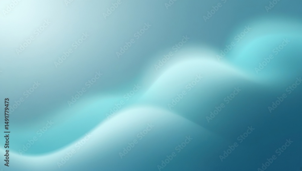 Aufkleber abstract blurred background with soft gradients of blue and white creating a calming and modern aest
