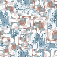 tropical leaf watercolor background