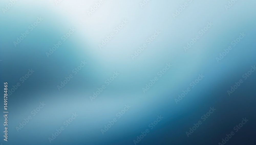 Aufkleber abstract gradient background with shades of blue and white creating a soft and elegant design, perfe