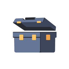 Open Toolbox Illustration In Pixel Art Style