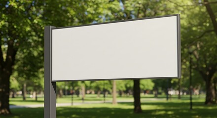 Fototapeta premium Green Canopy, Blank Canvas