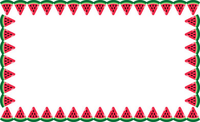 Watermelon, illustration, clipart, fruit, for background designers, frame