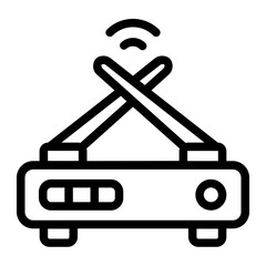 Router with wireless signal and interference block