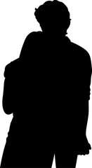 Silhouette of Romantic Couple