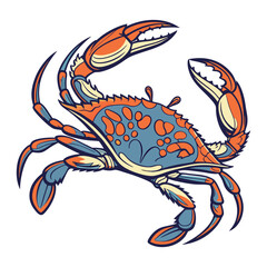 Crab Vector Icon Set – Cute and Realistic Crab Illustrations for Print & Digital Use, this high-quality Crab Vector Icon Set featuring cute, cartoon, and realistic crab designs. Perfect for beach. 