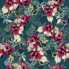 seamless floral background