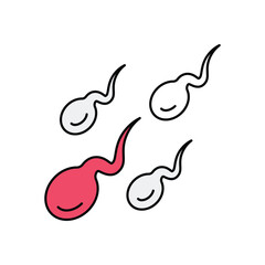 sperm Vector icon