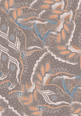 seamless pattern with flowers