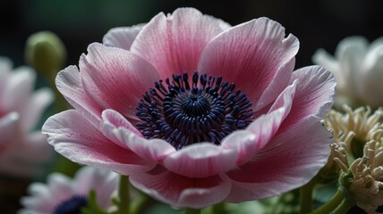 Close-up of a delicate pink flower