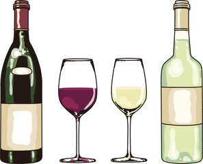 ワインのイラスト