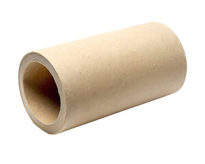  empty toilet paper roll isolated on white background, PNG
