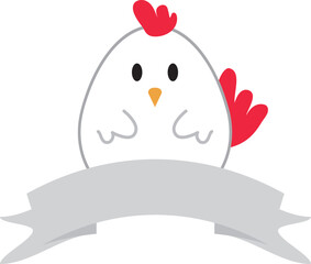 Chicken Illustration for food products or restaurant logo