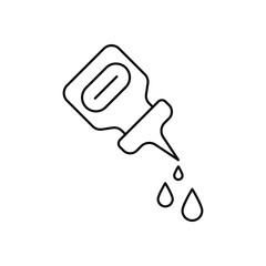Lubricant Vector icon