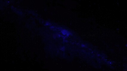 Celestial depiction of a starry night revealing a vibrant representation of the milky way galaxy in deep blue and black tones, evoking a sense of wonder and vastness.