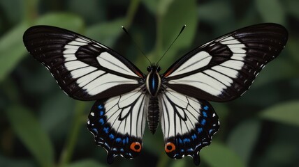 Majestic butterfly, vibrant wings
