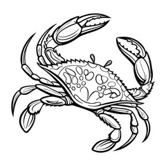 Crab Vector Icon Set – Cute and Realistic Crab Illustrations for Print & Digital Use, this high-quality Crab Vector Icon Set featuring cute, cartoon, and realistic crab designs. Perfect for beach. 