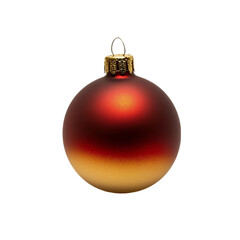 Red and gold ombre Christmas ornament hanging decoration holiday festive winter season