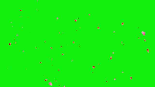 Lovely hearts animation video. 