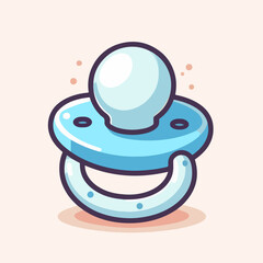 baby pacifier vector illustration