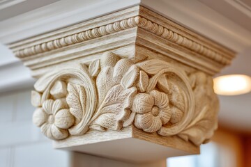 Naklejka premium Smart homes integrating neo-victorian moldings in modern interiors