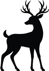 deer silhouette vector