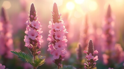pink flowers in the garden