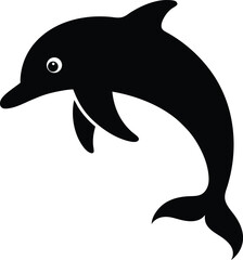 dolphin isolated on white
