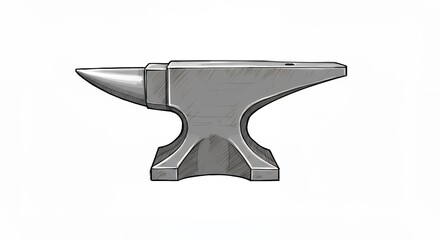 Gray anvil tool for metalworking