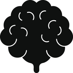 Brain silhouette