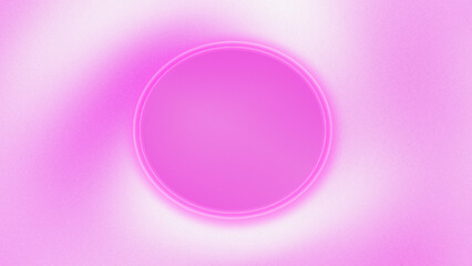 Minimalist banner background, pastel and pink speckled gradient. Circle effect style, geometric abstract background.