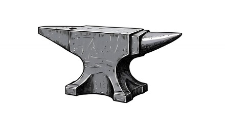 Metal anvil studio image