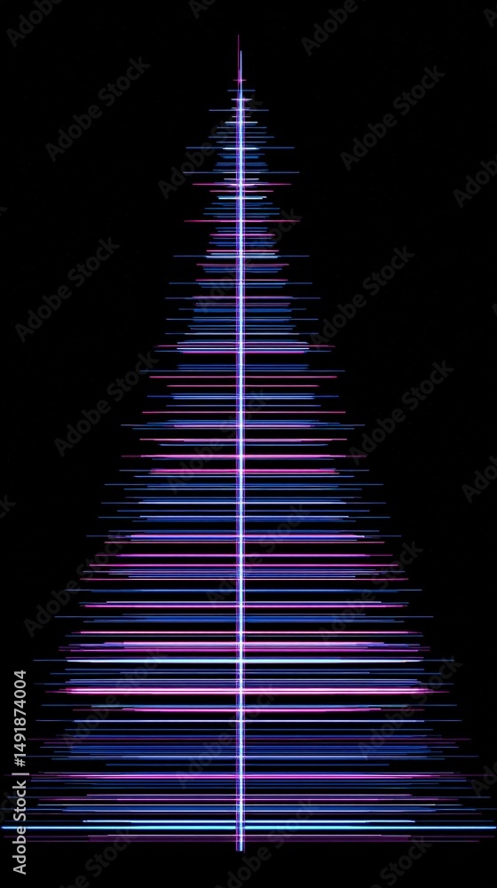 Poster close-up of a vibrant red line on a smooth black background, perfect for modern design and tech them