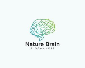 Nature brain logo