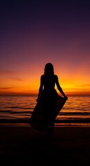 Fototapeta premium Ember Silhouette