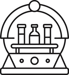 vector illustration of laboratory equipment