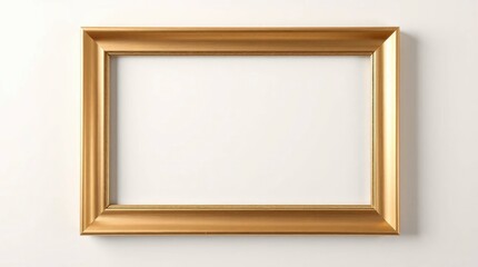 Elegant Gold Frame: A Minimalist, Classic Artwork Display