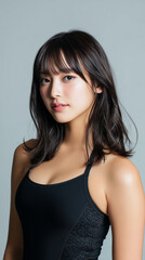 Fototapeta premium woman, pool, summer, bikini, beauty, swimming, water, swim, beach, model, blue, people, swimsuit, vacation, lifestyle, smiling, person, leisure, smile, outdoor, holiday, sun, fun, swimming pool, face,