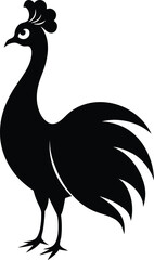 peacock silhouette