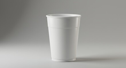 Disposable White Plastic Cup