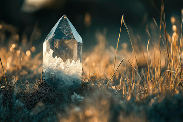 quartz crystal in nature