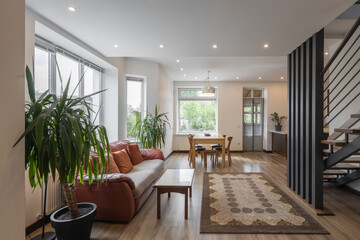 Modern house living room interior indoors