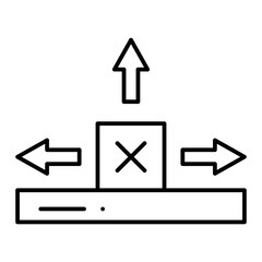 Friction Heat line icon