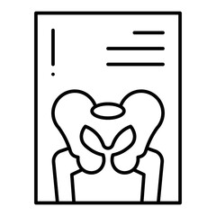 X-ray Spot line icon