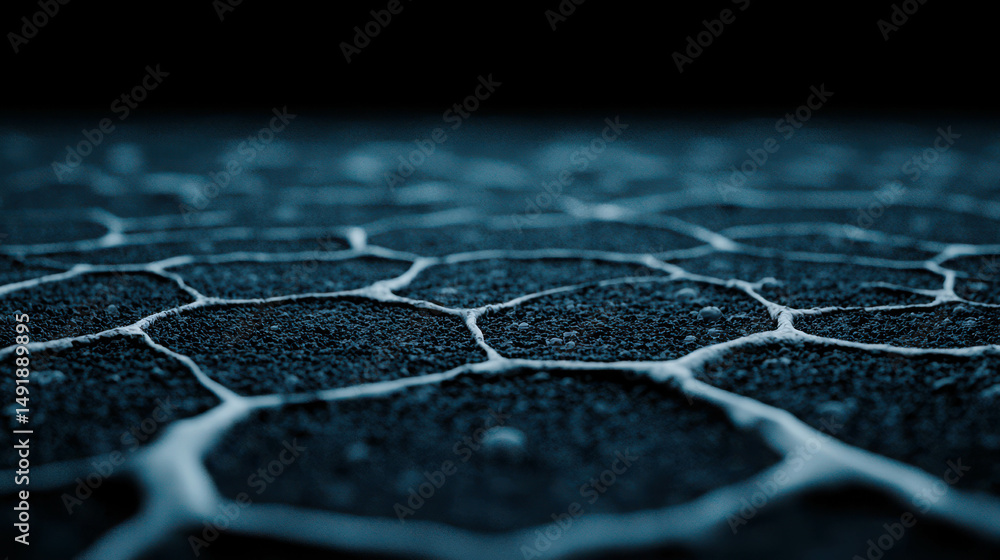 Poster dark textured surface with intricate patterns and unique design elements for background use