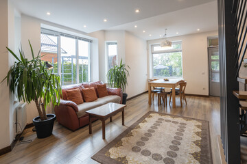 Modern house living room interior indoors