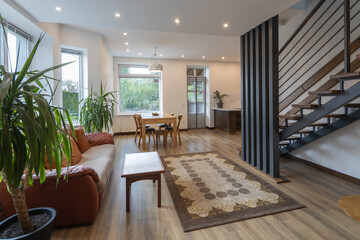 Modern house living room interior indoors